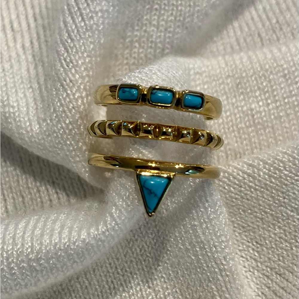 Stella & Dot Turquoise Stacked Ring